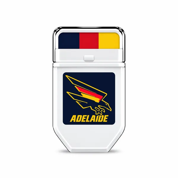 Adelaide Crows Blue, Red and Yellow FANBRUSH applicator