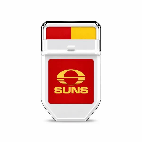 Gold Coast Suns Red and Yellow FANBRUSH applicator