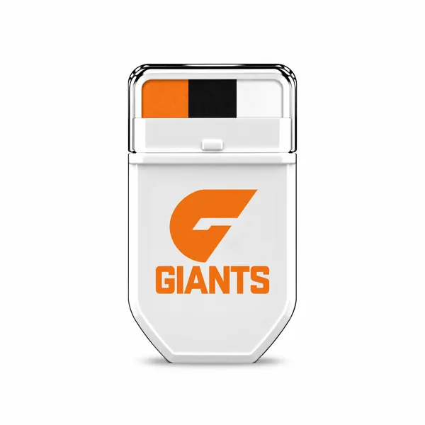 GWS Giants Orange, Black and White FANBRUSH applicator