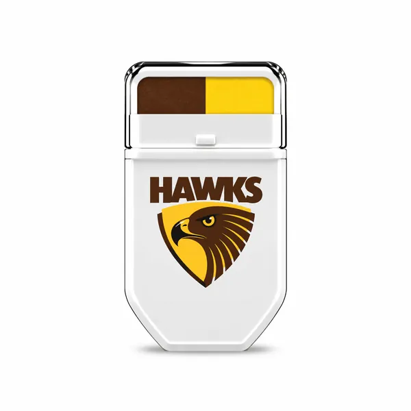Hawthorn Hawks Brown and Gold FANBRUSH applicator