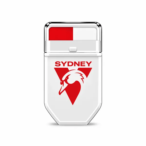 Sydney Swans Red and White FANBRUSH applicator