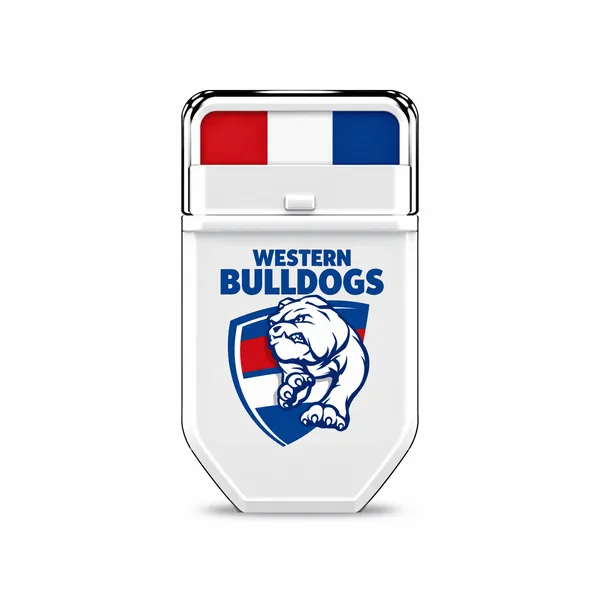 Western Bulldogs Red, White and Blue FANBRUSH applicator