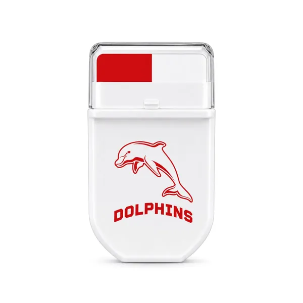 Dolphins Red and White FANBRUSH applicator