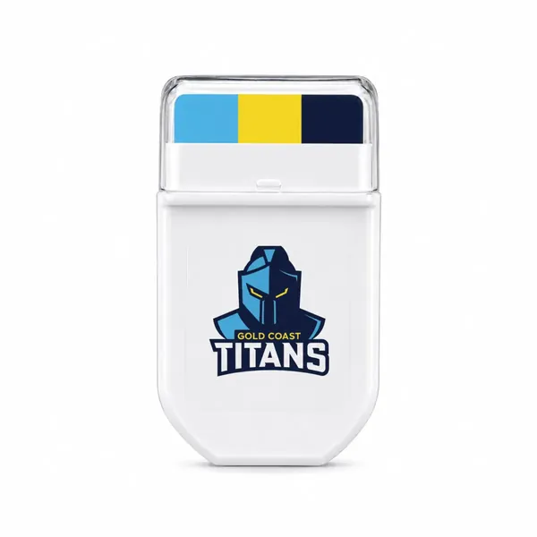 Gold Coast Titans Sky Blue, Gold and Navy Blue FANBRUSH applicator
